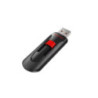 SanDisk Cruzer Glide USB Flash Drive - Cz60 32GB - USB2.0 - Black - Retractable Design - 5Y