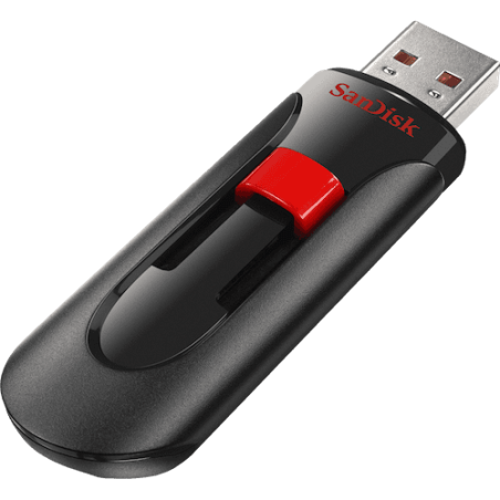 SANDISK CRUZER GLIDE USB 2.0 FLASH DRIVE 64GB SDCZ60-064G-B35