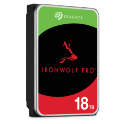 Seagate Ironwolf Pro - NAS - 3.5in HDD - 18TB - Sata 6GB/S - 7200Rpm - 256Mb Cache - 5 Years Or 2.5M Hours Mtbf Warranty