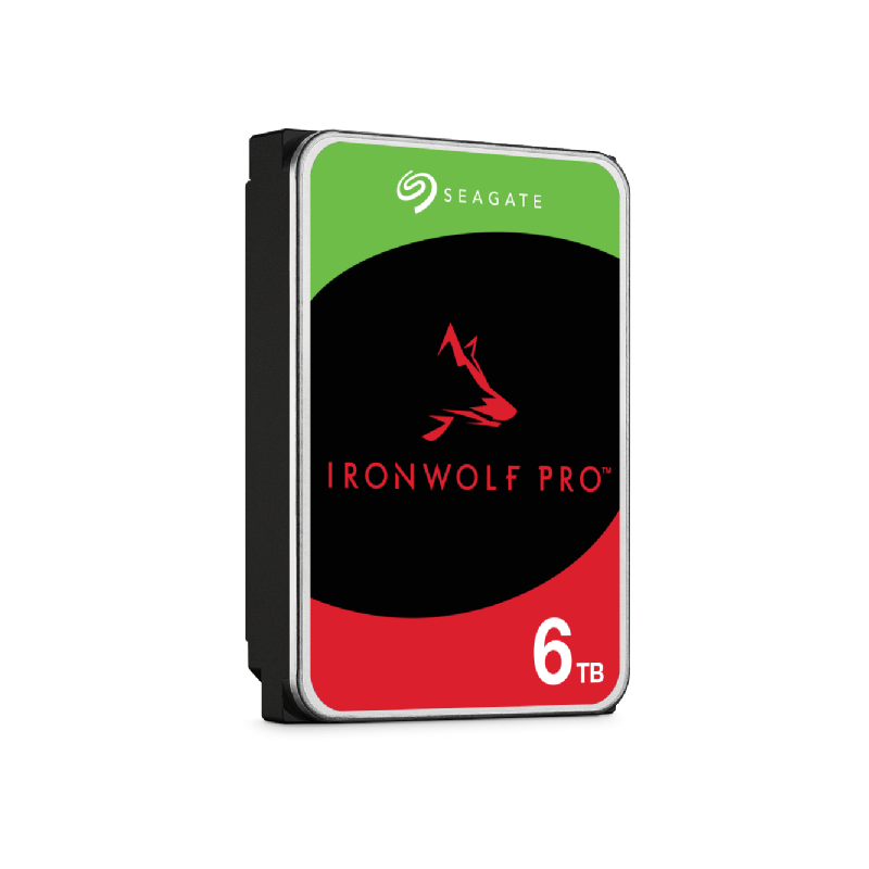 Seagate Ironwolf Pro - NAS - 3.5in HDD - 6TB - Sata 6GB/S - 7200Rpm - 256Mb Cache - 5 Years Or 2M Hours Mtbf Warranty