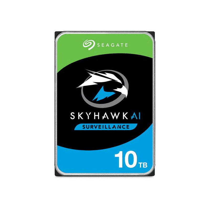 Seagate Skyhawk Ai - Surveillance - 3.5in HDD - 10TB - Sata 6GB/S - 7200Rpm - 256Mb Cache - 5 Years Or 2M Hours Mtbf Warranty