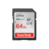 SanDisk Ultra 64GB SDHC SDXC UHS-I Memory Card 140MB/s Full HD Class 10 Speed Shock Proof Temperature Proof Water Proof X-Ray Pr