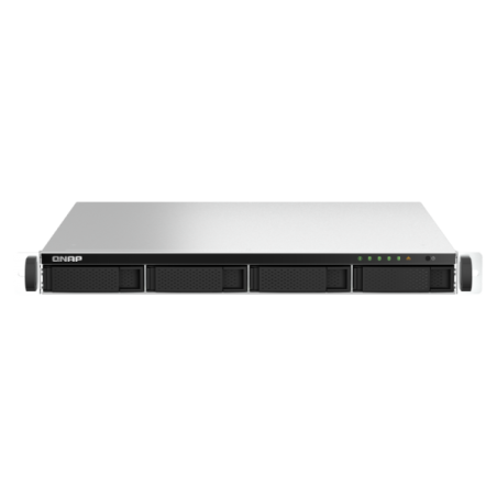 QNAP 4-Bay Nas(No Disk) Celeron Qc 2.0Ghz - 4GB - 2.5GBe(2) - Pcie - 1U - 3Yr Wty