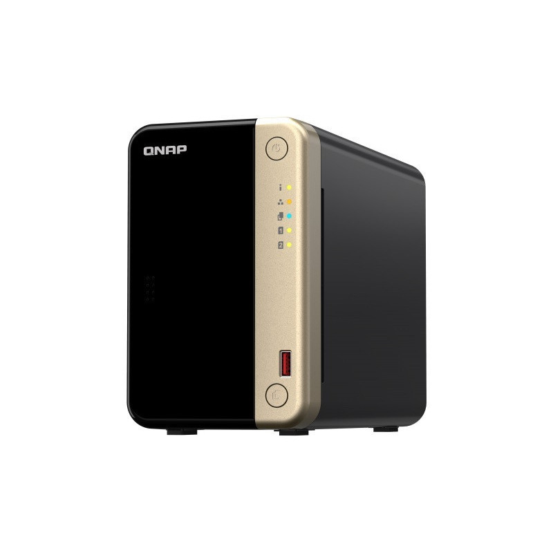 QNAP 2-Bay Nas(No Disk) Celeron Qc 2.9Ghz - 8GB - 2.5GBe(2) - M.2 2280(2) - Pcie - 3Yr Wty
