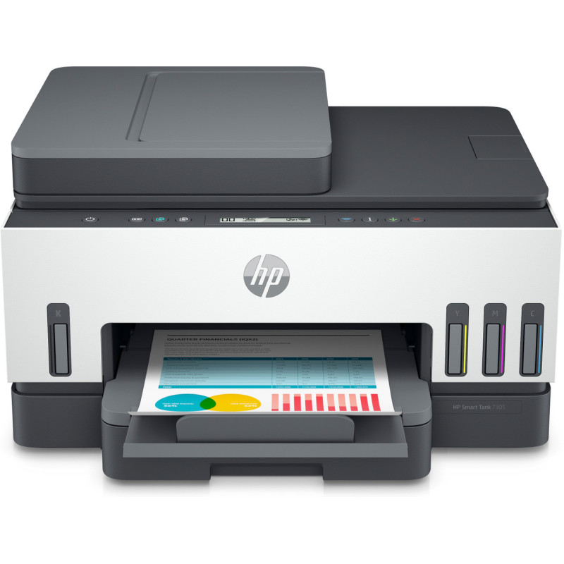HP Smart Tank 7305e All-in-One - Print - Scan - Copy - ADF - Wireless - 35-sheet ADF; Scan to PDF; Two-sided printing