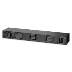 APC (AP6120A) Rack PDU, Basic, 0U/1U, 100-240V/20A, 220-240V/16A, (7) C13, (2) C19