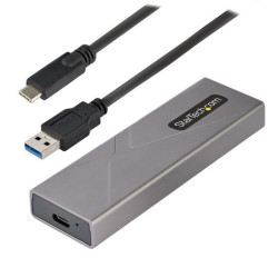 StarTech USB-C 10Gbps M.2 PCIe NVMe or M.2 SATA SSD Enclosure