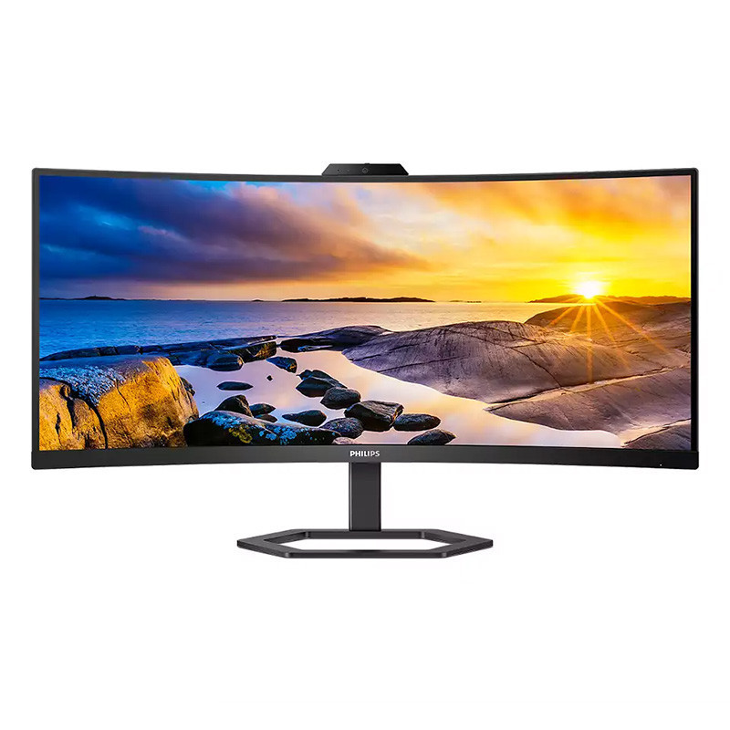 Philips 5000 Series 34in 100Hz WQHD 1ms Adaptive Sync VA Curved Monitor w/ Webcam