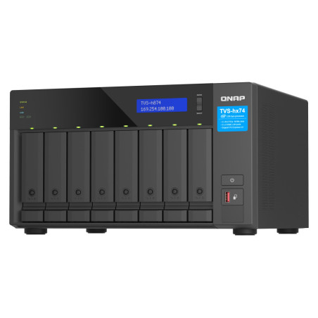 QNAP TVS-h874X NAS Tower Ethernet LAN Black