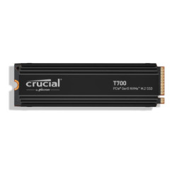 Crucial CT4000T700SSD5 4TB T700 Gen5 NVME SSD with heatsink