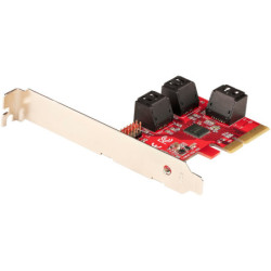 StarTech SATA PCIe Card - 6 Port 6Gbps PCIe SATA Expansion