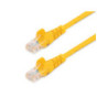 0.5m Yellow Snagless Cat5e Patch Cable