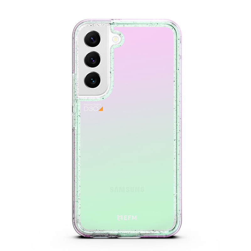 EFM Aspen Case Armour with D3O Crystalex - For Samsung Galaxy S22 (6.1) - Glitter/Pearl - Glitter Pearl