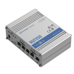 Teltonika RUTX50 - Industrial 5G Router - 5G Dual SIM Cellular - 5 Gigabit Ethernet Ports