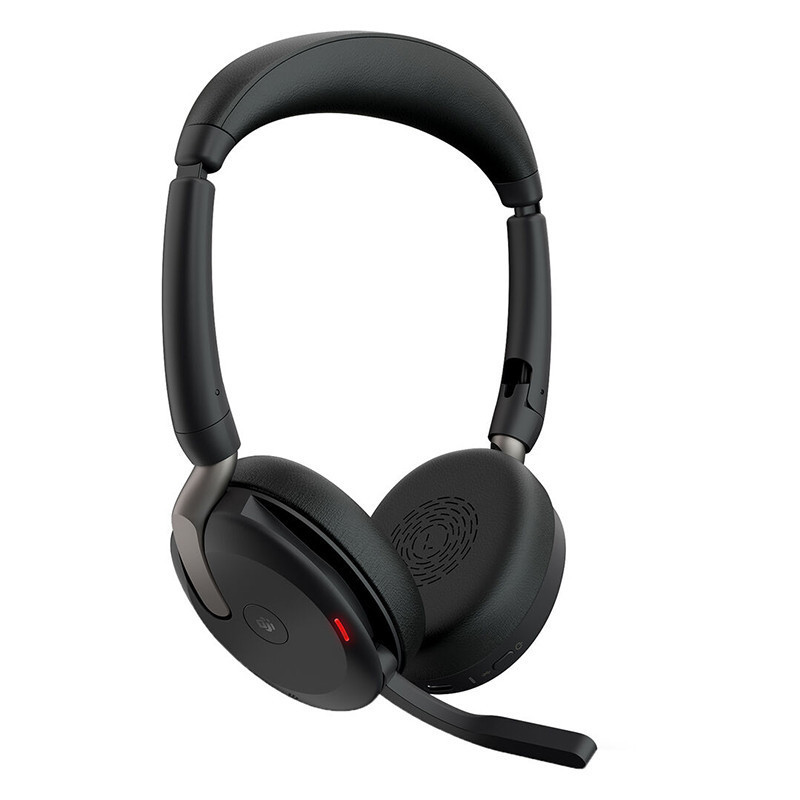 Jabra Evolve2 65 Flex MS Stereo Bluetooth Headset (USB-C + Charging Stand)
