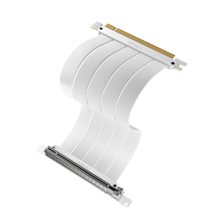 Antec 200mm GPU Riser Cable PCIe 4.0 - White
