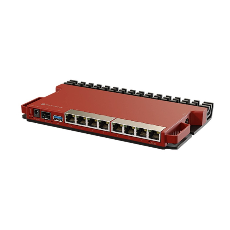 Mikrotik L009UiGS-RM PoE in out - 8xGBe - 1x2.5G SFP - 2 Core Arm CPU
