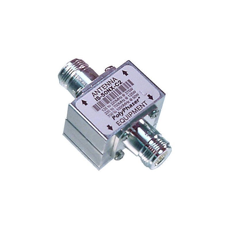 PolyPhaser IS-50NX-C2 125-1000MHz DC Block - NF to NF