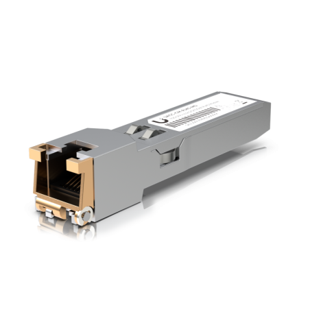 Ubiquiti UniFi 10G SFP+ to RJ45 Adapter - 1/2.5/5/10 Gbps, Supports Up To 100m