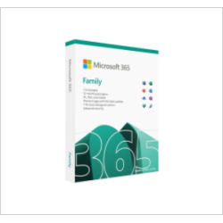 6GQ-01895 Microsoft 365 Family Office 6 Users 1 Year * Box *