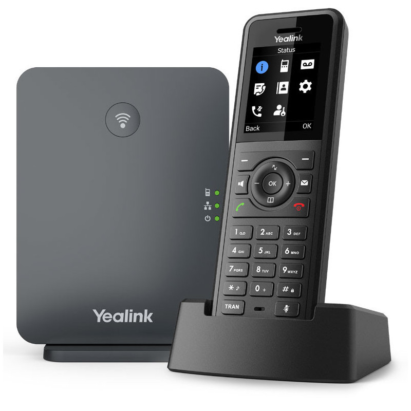 Yealink Wireless Dect Phone System With W70B Base Station And W57R Handset (W77P)