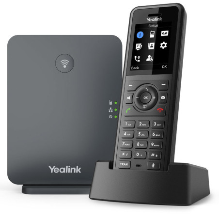 Yealink Wireless Dect Phone System With W70B Base Station And W57R Handset (W77P)