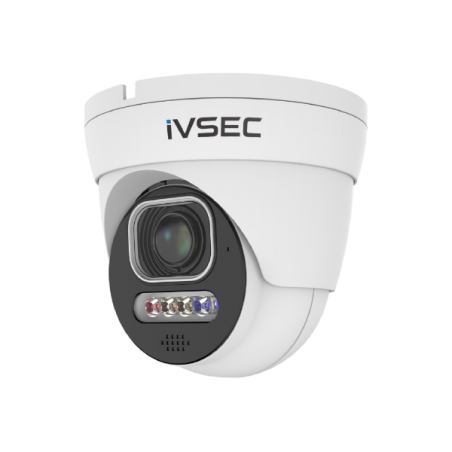 IVSEC TURRET IP CAMERA, 5MP, 2.8MM-12MM MOTORISED LENS, 25FPS, POE, IP66, ADV DETNC312ADX