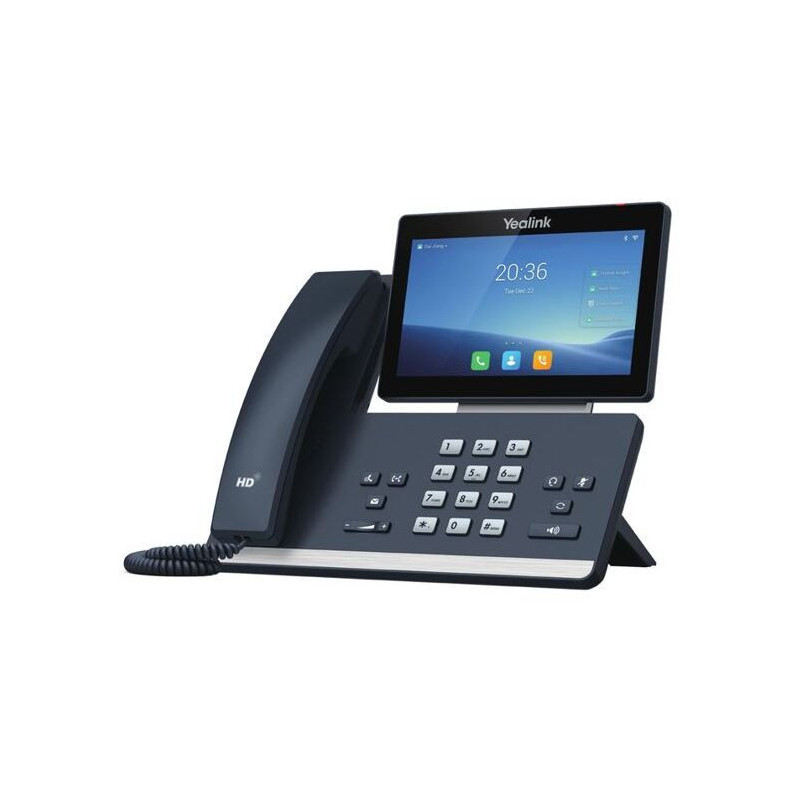 Yealink T58W 16 Line IP HD Android Phone - 7in 1024 x 600 colour touch screen - HD voice - Dual Gig Ports - Built in Bluetooth a