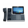 Yealink T58WP 16 Line IP HD Android Phone - colour touch screen - BT Handset (BTH58) - HD voice - Dual Gig Ports - Built in Blue