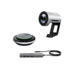 Yealink UVC30-CP900-BYOD Teams Video Conference Kit For Small & Huddle Rooms - 1x UVC30 Camera - 1x CP900 Speakerphone - 1x BYOD