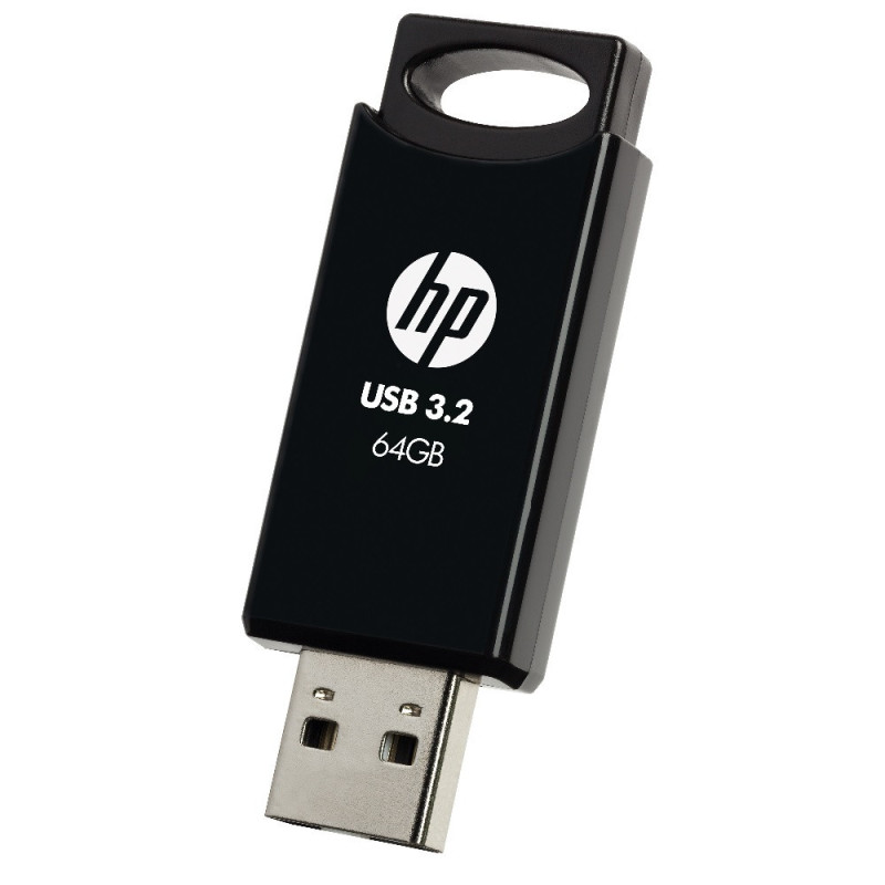 HP HPFD712B-64 712B 64GB Black Usb 3.2 Flash Drive