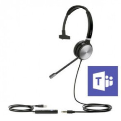 Yealink UH36 Stereo Wideband Noise Cancelling Headset - USB / 3.5mm Connections - Microsoft Teams - Skype for Business