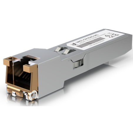 Ubiquiti | UACC-CM-RJ45-MG | SFP+ Multi-Gigabit Transceiver Module, SFP+ to 10/5/2.5/1 GbE RJ45 supersedes the UACC-CM-RJ45-10G 