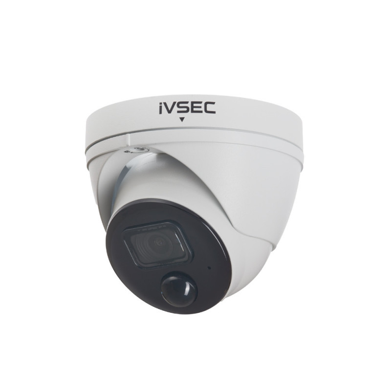 IVSEC TURRET IP CAMERA, 8MP, 3.6MM FIXED LENS, 20FPS, POE, IP66, 30M IR, IVSNC323XD