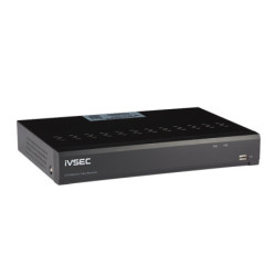 IVSEC NR308XC NVR, 8 CHANNELS, 12MP, 8 x POE PORTS, 1 BAY, H265, 4K HDMI, IVSNR308XC