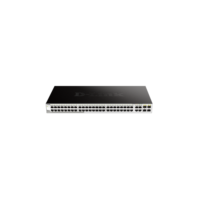 D-Link | DGS-1210-52 | 52 Port Gigabit Smart Managed Switch | 52 RJ45 Ports | 4 SFP (Combo) Ports