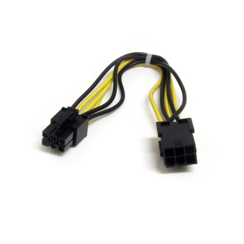 8in 6 pin PCIe Power Extension Cable