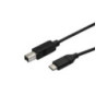 StarTech 0.5m USB C to USB B Printer Cable - M/M - USB 2.0