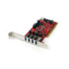 4 Port PCI USB 3.0 Card w/ SATA Power