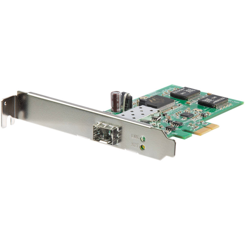 PCIe GbE Fiber Network Card w/ Open SFP