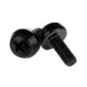 M6 Mounting Screws - 50 Pack Black