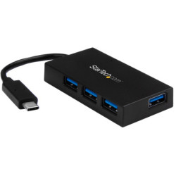 4 Port USB C Hub - C to A -...