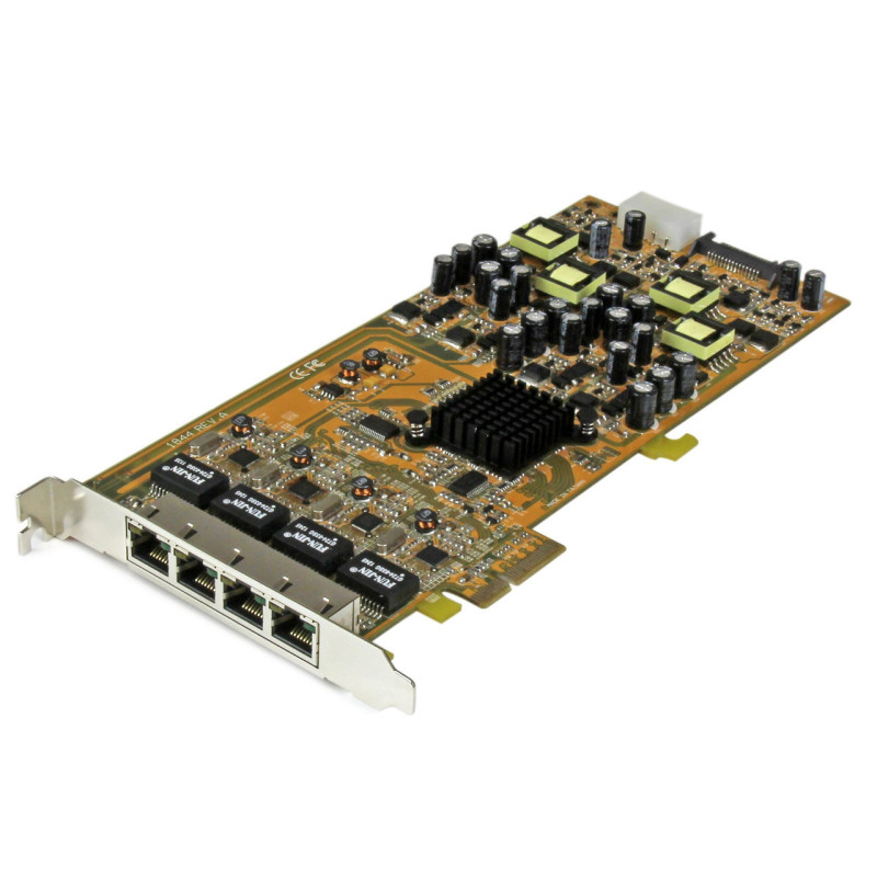4 Port Gigabit PoE PCIe Network Card