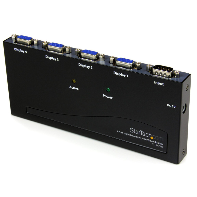 StarTech 4 Port High Resolution VGA Video Splitter - 300 MHz