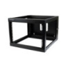 6U 22 Open Frame Wall Mount Server Rack