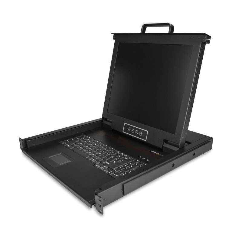 StarTech 1U Single Port KVM Console for Server Rack - 17in