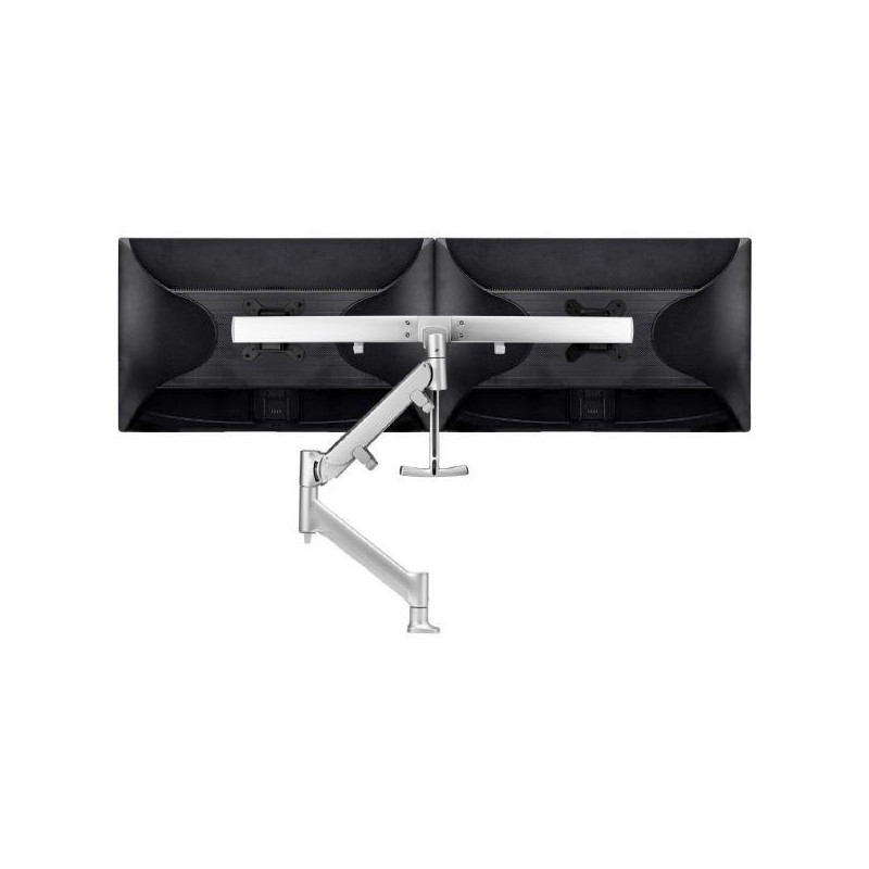 ATDEC DUAL RAIL DESK MOUNT SILVER