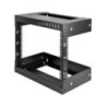 StarTech 8U Open Frame Wall Mount Equipment Rack - Adjustable Depth