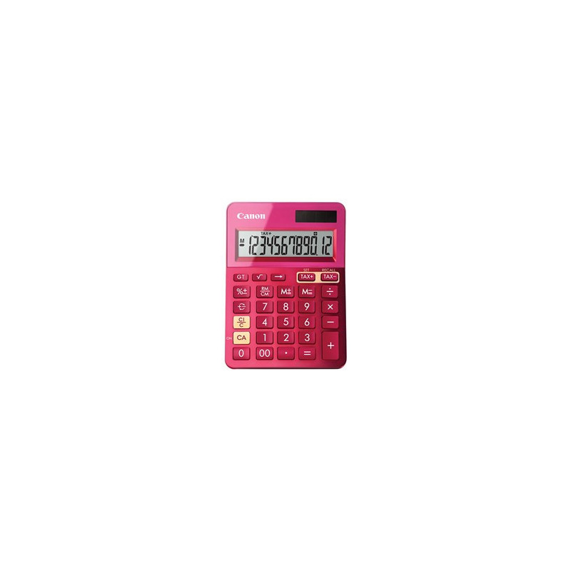 LS123KMPK METALLIC PINK 12 DIGIT DESKTOP