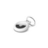 SECURE HOLDER KEYRING FOR AIRTAG - WHT